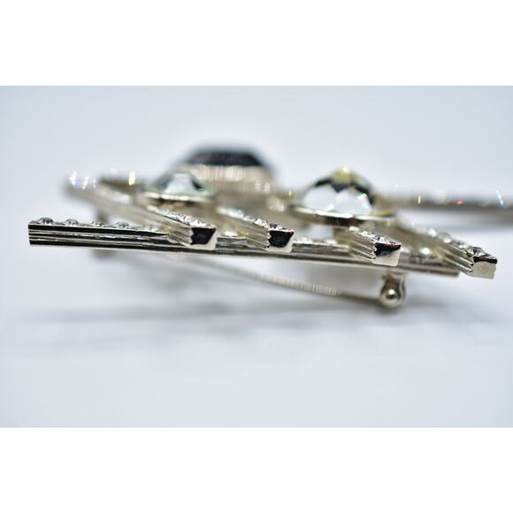 Jean Louis Scherrer Cabochon Pin Brooch JLS Modern Contemporary Designer Bin4 - Picture 10 of 12